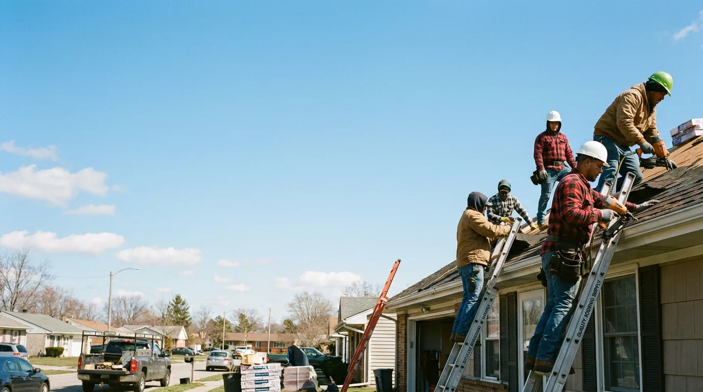 Roofing in Blakeslee, OH near me